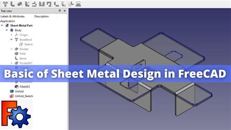 freecad sheet metal tutorial|freecad sheet metal download.